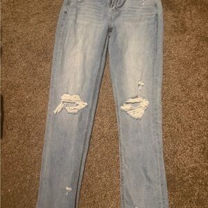 American Eagle Outfitters Light Blue Distressed Jeans